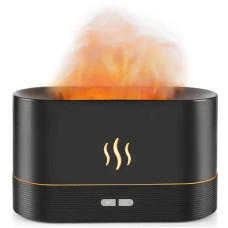 Увлажнитель аромадифузор "Fire" ультразвуковой, ночник, USB Чорний / Білий