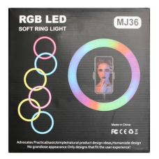 Кольцевая LED Лампа RGB 36 см (MG36)
