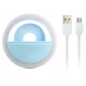 Светодиодное селфи кольцо с батарейкой Selfie Ring Light