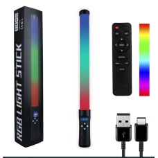 RGB Light Stick / Светодиодная лампа меч с пультом и зарядкой Type-C