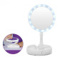 Складное зеркало для макияжа с Led подсветкой увеличение 10x My Fold Away Mirror