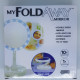 Складное зеркало для макияжа с Led подсветкой увеличение 10x My Fold Away Mirror
