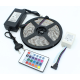 Світлодіодна LED стрічка RGB 5050 (300LED) з блоком живлення і пультом комплект 5 метрів водостійка герлянда