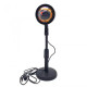 Светильник проекционный Sunset Lamp RGB с пультом USB разноцветный