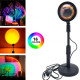 Светильник проекционный Sunset Lamp RGB с пультом USB разноцветный