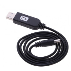 Кабель для Wi-Fi роутера від Power Bank 12V USB DC Кабель підвищення напруги від Power банку до модему/роутера