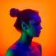 Кольцевая лампа MJ18 цветная RGB лампа LED 45 см