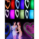 Кольцевая РГБ лампа MJ33-33 в форме сердца LED RGB 33 см