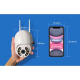 Уличная WIFI камера видеонаблюдения Full HD поворотная с микрофоном PTZ 1080p