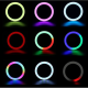 Кольцевая LED RGB лампа 33 см 3D-33 селфи кольцо