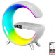 Настольная смарт лампа-ночник G-Smart RGB 15W Light Sound Machine с зарядкой и Bluetooth колонкой ОРИГИНАЛ