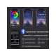 Светодиодная Sunset LED лампа RGB с управлением через телефон и пульт. Регулировка по высоте