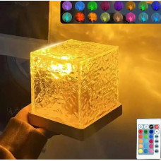 Ночник Куб RGB с 16 сменными цветами. Эффект сияния + Пульт ДУ 