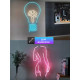 Гибкий Smart Neon 2м USB управление с телефона + пульт ДУ