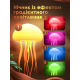 Медуза Ночник с градиентным свечением RGB с подставкой